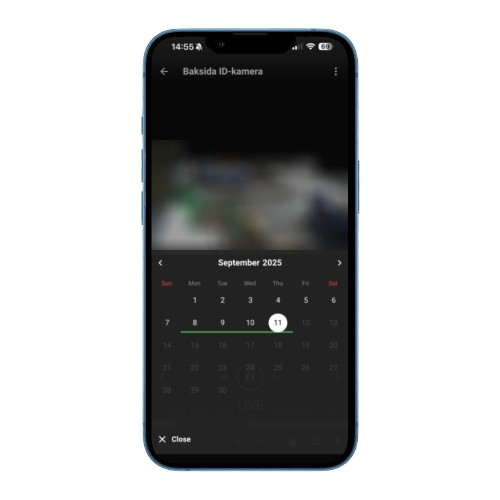 App vy – kalender